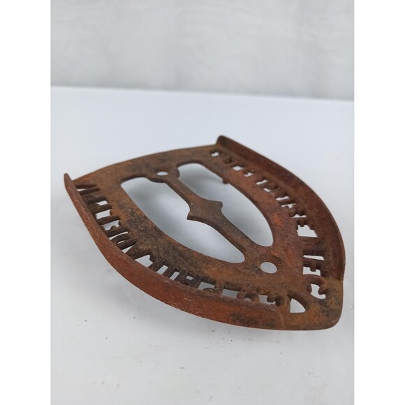 Vintage Iron Rest Iron Stand Cast Iron Trivet Enterprise FC Co Philadelphia - Picture 10 of 10